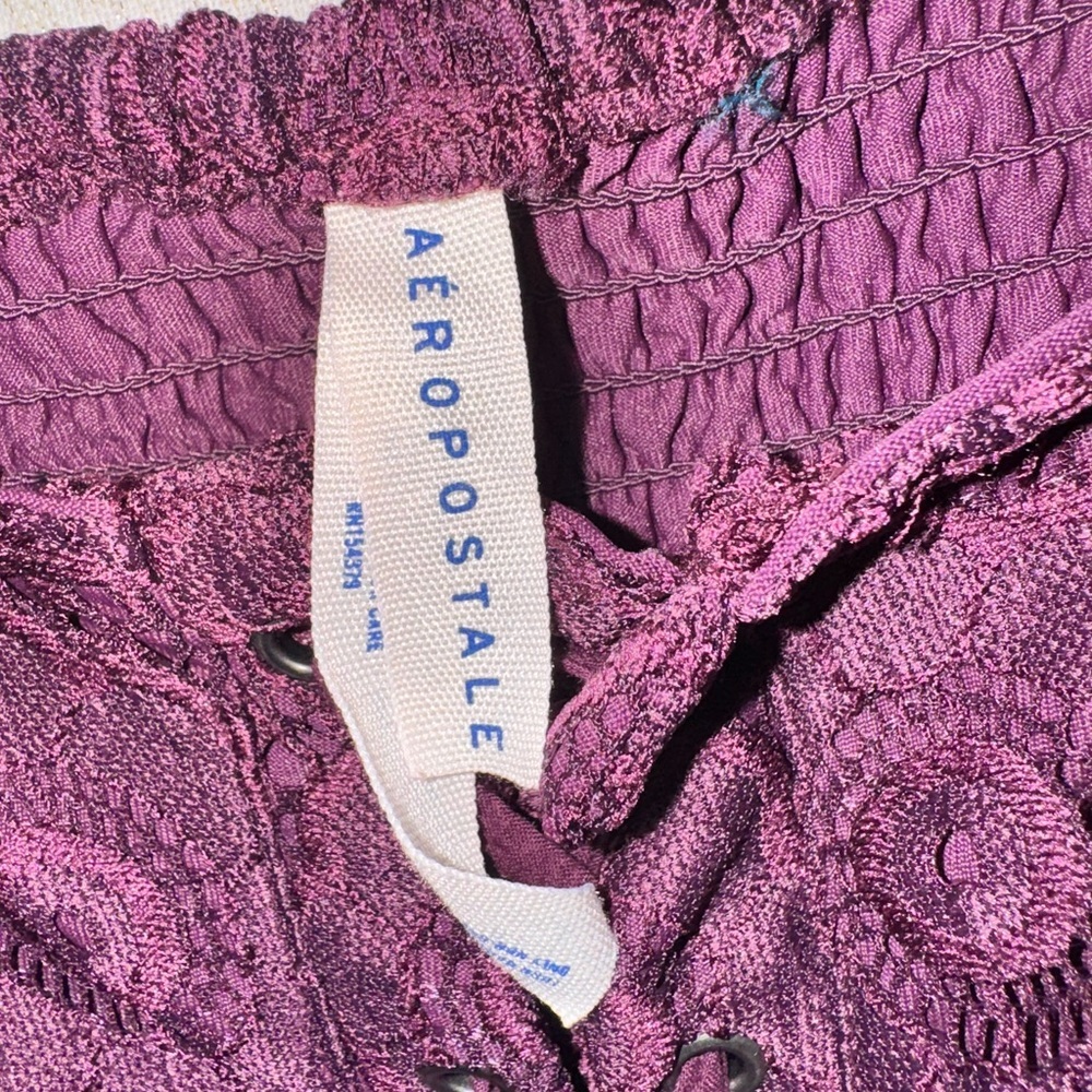 Aeropostale Plum Lace Midi Dress - Picture 2 of 4